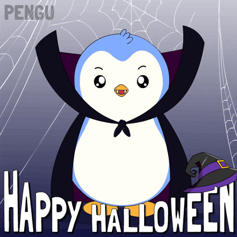 Trick Or Treat Halloween GIF by Pudgy Penguins