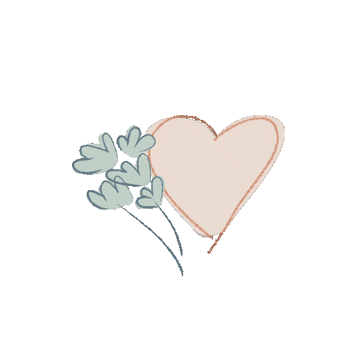 In Love Heart Sticker by meags & me