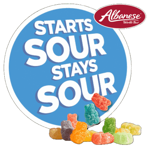 Gummy Bear Gummies Sticker by Albanese Candy