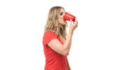 The One Drinking Sticker by Olivia Lane