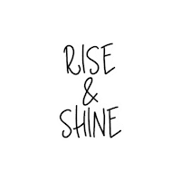 Rise And Shine Art Sticker