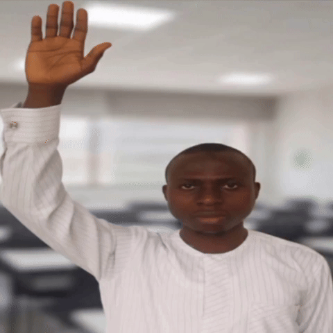 inclususira giphycreatortest hand question raise GIF