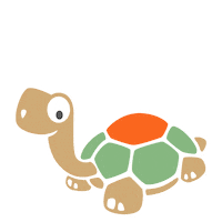 friddo save turtle button friddo Sticker