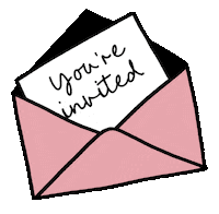 twotabbies wedding envelope invitation invite Sticker