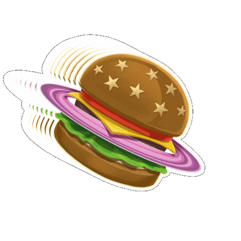 Burger Snack Sticker by Wind Sun Sky Entertainment