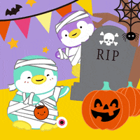 Halloween Penguin GIF by Miniso Canada