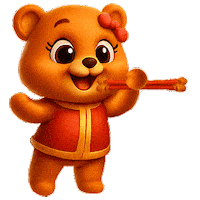 Gold Horse Sticker by BerjayaTimesSquare