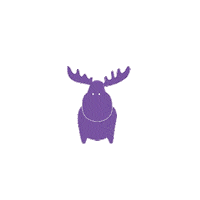 Canadian Moose Sticker by PurpleMoose