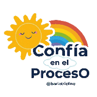Bariatricline happy rainbow sun health Sticker