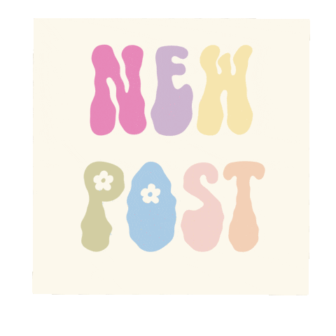 New Post Pastel Sticker