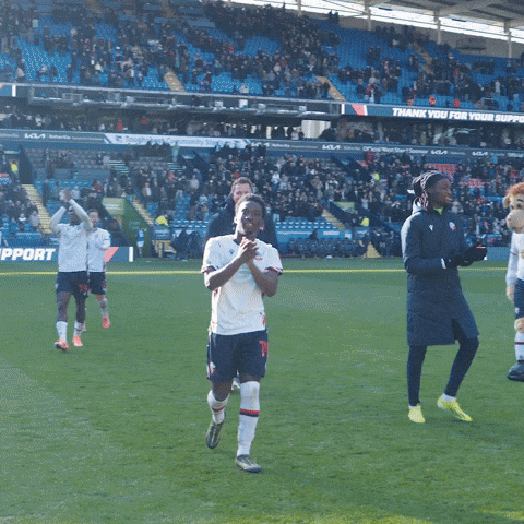 Celebrations GIF by Bolton Wanderers FC