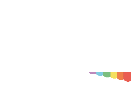 Rainbow Color Sticker