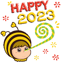 Happy New Year Sticker
