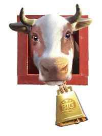 Lightning Cow Sticker by Big Time Gaming