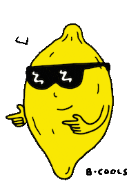 Dont Lemon Sticker by Barney Cools