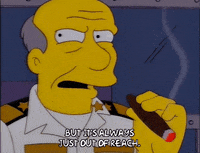 the simpsons smoking GIF