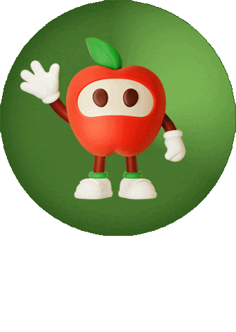 Apple Fruit Sticker by elbe-obst