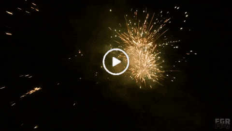 Fireworks Drone GIF by AirVuz