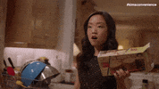 Andrea Bang Eating GIF by Kim's Convenience