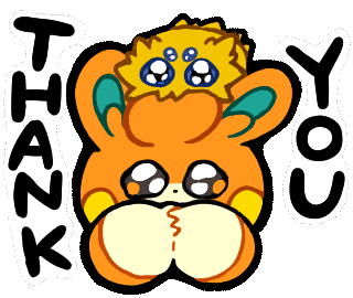 Thank You Please Sticker by Pokémon