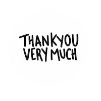 yvonnetxw thanks thankyou blackandwhite basic Sticker
