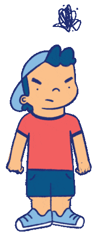 Angry Emotion Sticker by Hillustrations