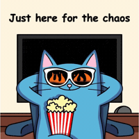 Blue Cat Nopecat GIF