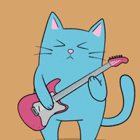 Cat Singing GIF
