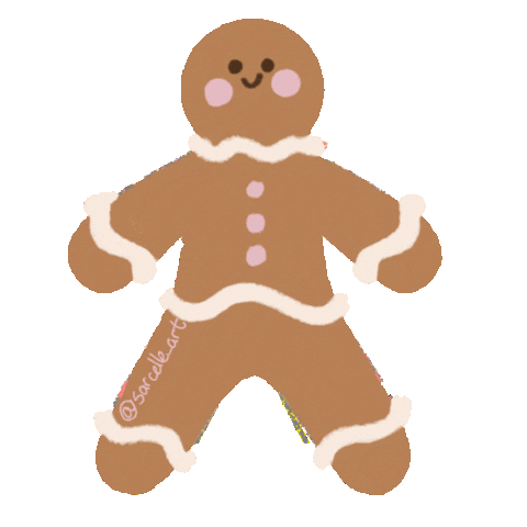 Christmas Gingerbread Sticker