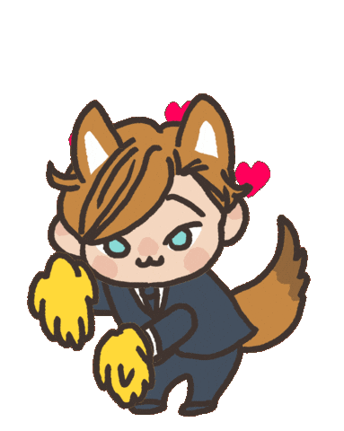 応援 Love Sticker