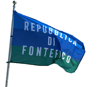 fontefico flag wine organic vino Sticker
