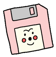 Floppy Disk Liminal Sticker by pey chi