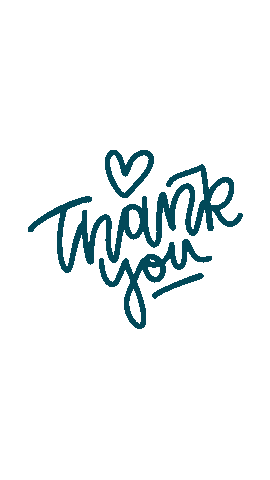 Thanks Thank You Sticker by Bake it by Giovannellis