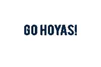 Hoya Saxa Sticker by Georgetown University