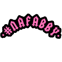 nafia naf salon Sticker by NAF! Stuff Limited