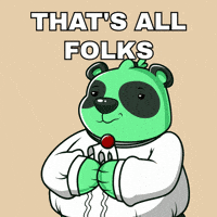 The End Panda GIF by SuperVerse