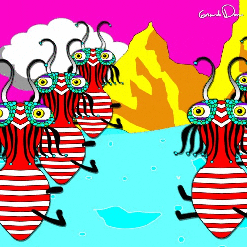 psychedelic gif GIF by Grande Dame