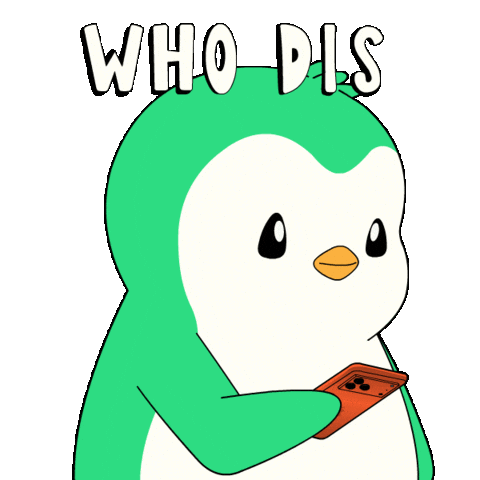 Who Dis Pick Up Sticker by Abster