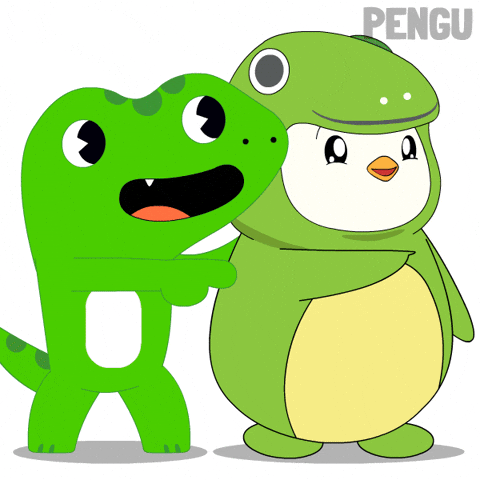 Happy Friends GIF by Pudgy Penguins