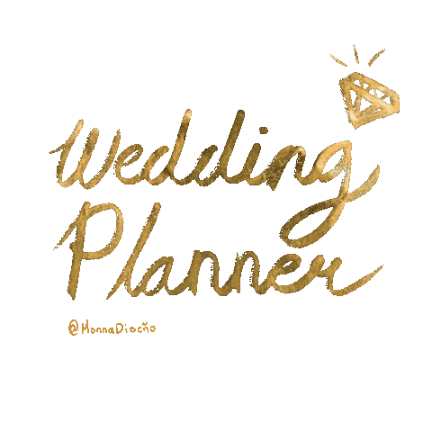 monnadigra giphyupload wedding boda weddingplanner Sticker