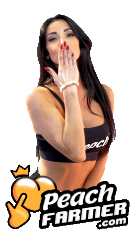 Workout Kiss Sticker by Peach Farmer