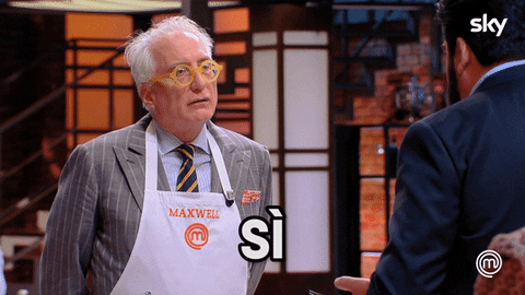 Claro Que Si Yes GIF by MasterChef Italia