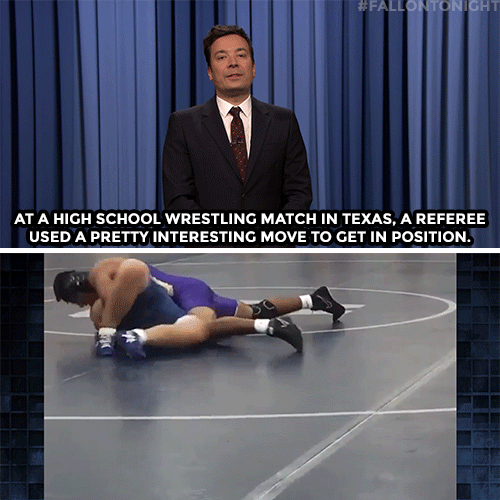 nbc wrestling GIF by The Tonight Show Starring Jimmy Fallon