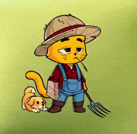 HeroGalaxyNFT cat cats tired exhausted GIF