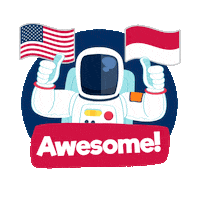 Awesome Space Sticker by U.S. Embassy Jakarta