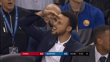 stephen curry player bench GIF by NBA
