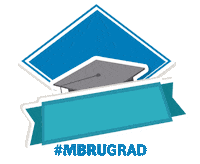Graduation Class Of 2023 Sticker by MBRU