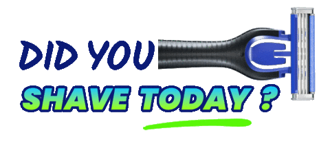 Gillettesingapore giphyupload vibe shave shaving Sticker