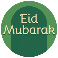 Eid Al Fitr Moon Sticker
