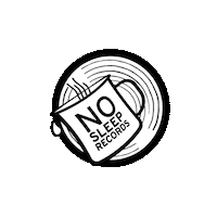 nosleeprecords music emo record label no sleep Sticker